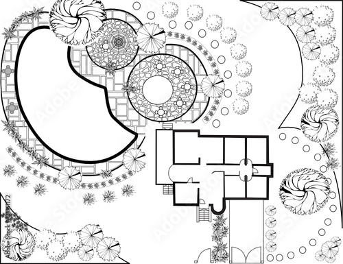 Plan of garden
