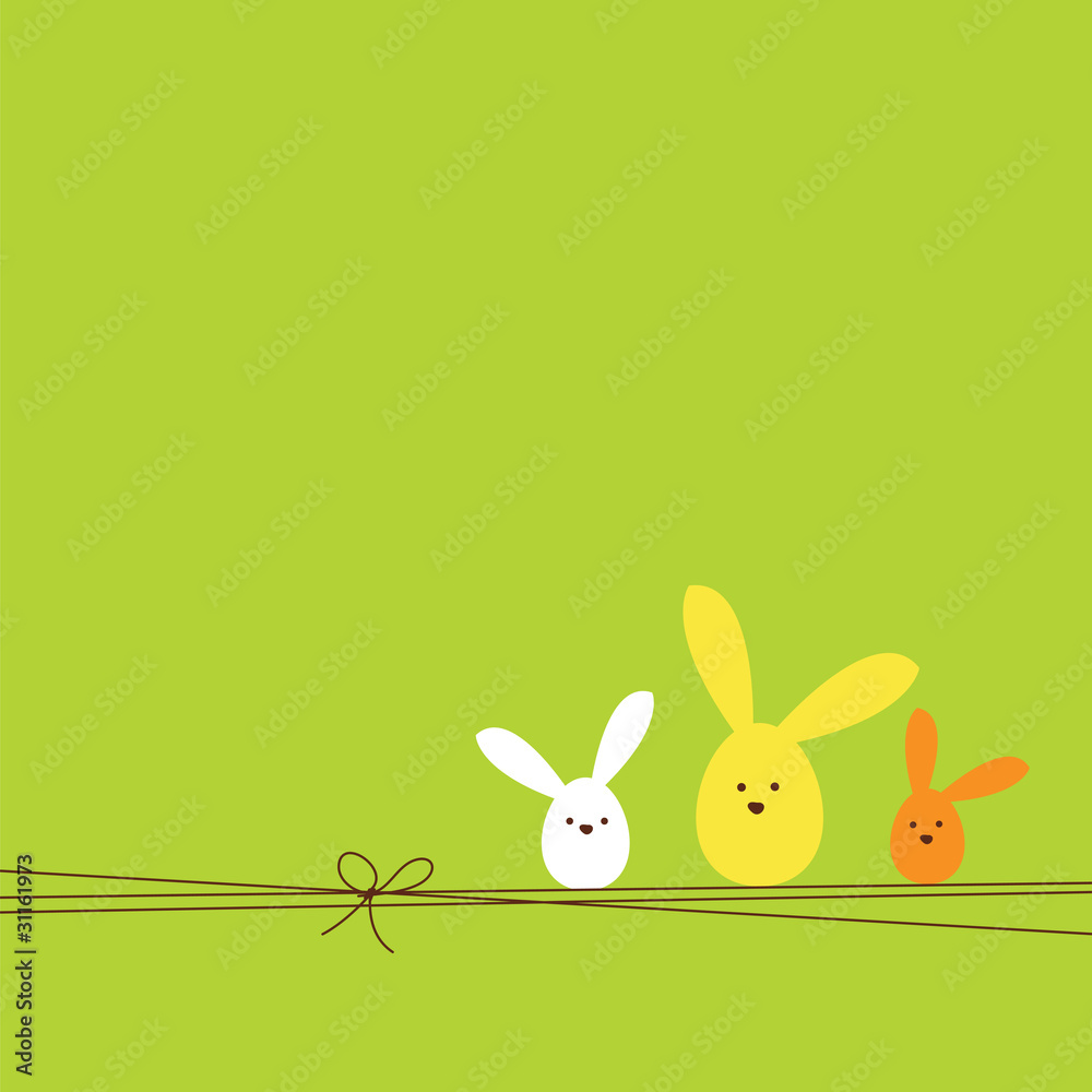 Easter card with copy space Easter card with copy space