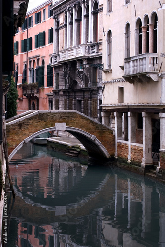 Canal Scene, Venice, Italy photo