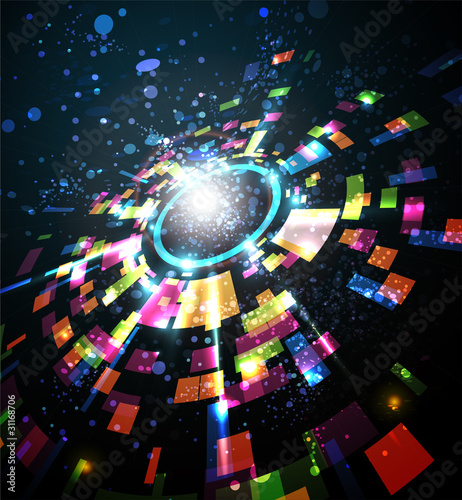 Abstract circle background.