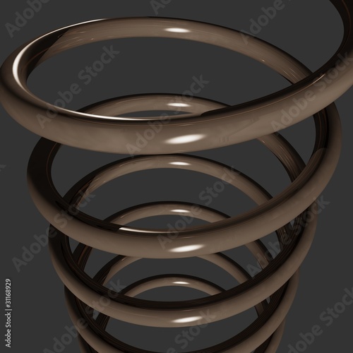 Molla elicoidale di bronzo - Bronze helical spring
