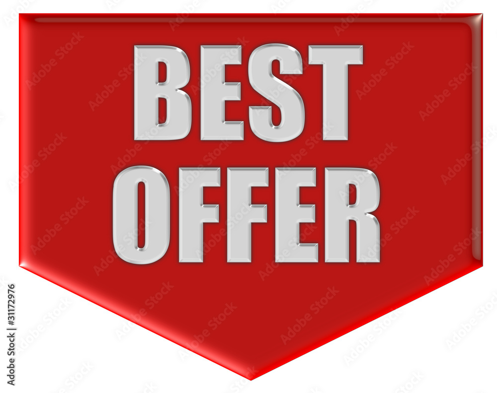 Marker rot Pfeil unten BEST OFFER Marker rot Pfeil unten BEST OFFER