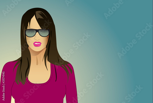 Mädchen Sonnenbrille