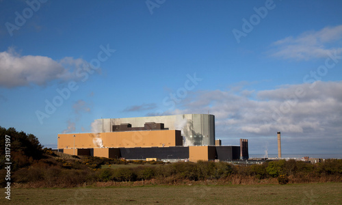 Wylva Head and nuclear power station photo
