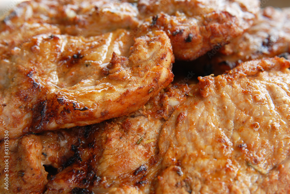 grilled meat , barbeque grilled meat , barbeque