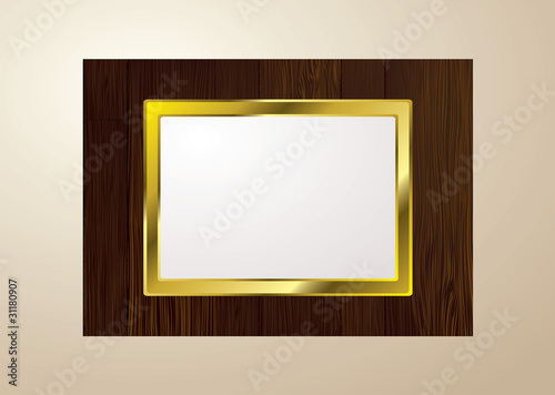 dark wood picture frame