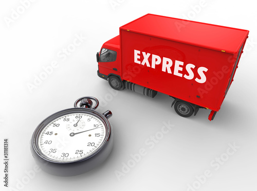 express delivery Red
