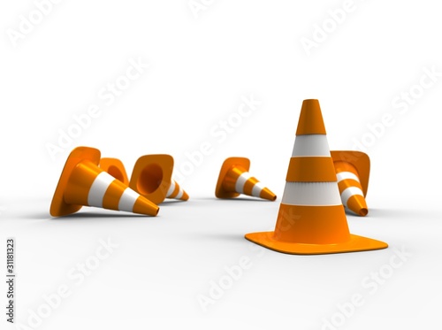 traffic cones