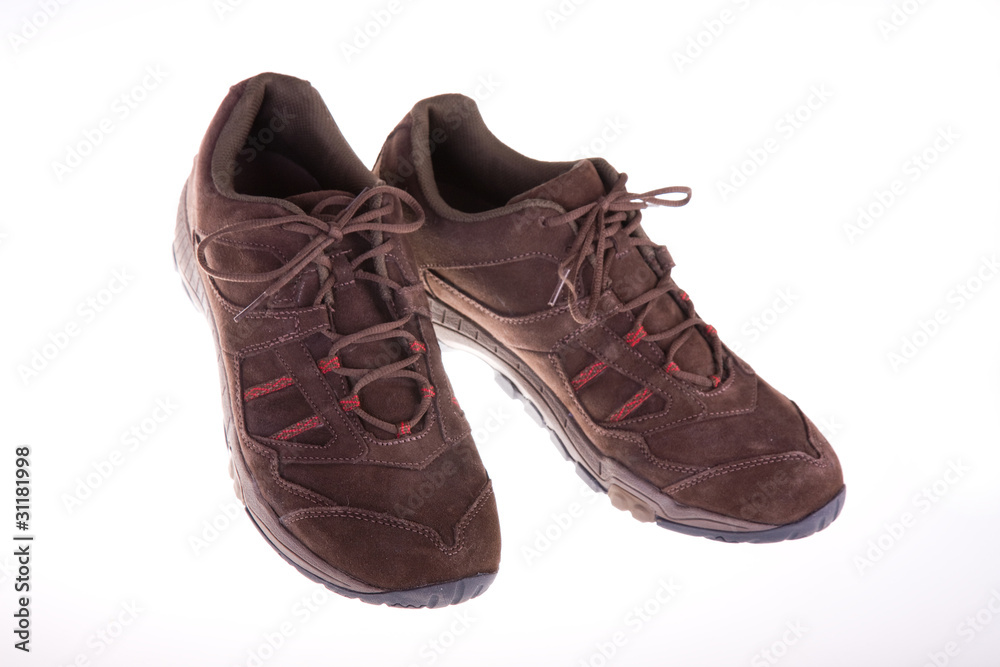 Sports footwear,  isolated, on a white background