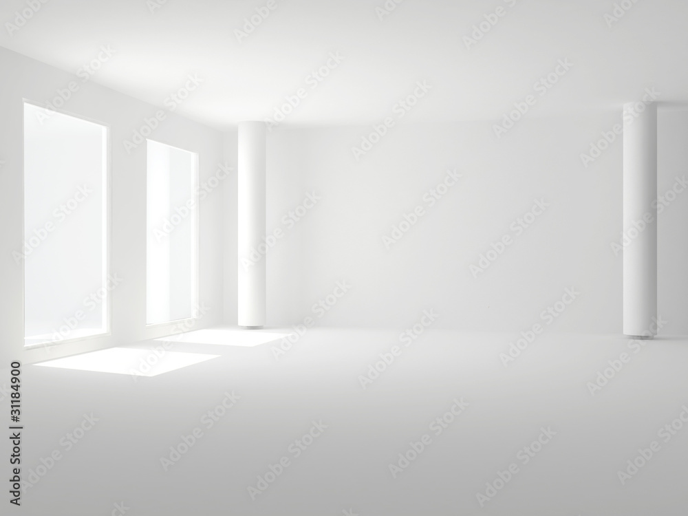 Fototapeta premium Interno vuoto da arredare