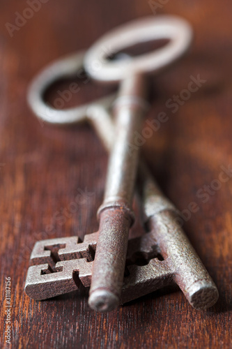 Antique key - shallow dof