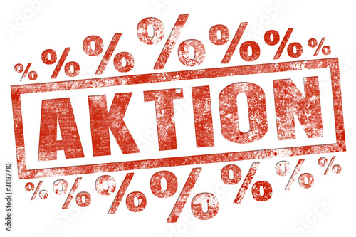 AKTION % stempel
