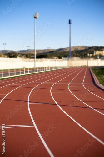 track & field lanes