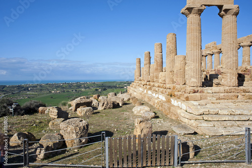 Temple of Hera in the Valley of Temples, Agrigento, Sicily photo