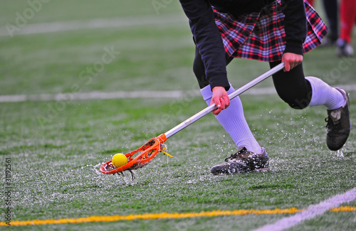 Girls lacrosse ball pick