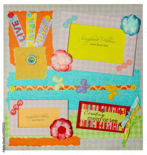 scrapbook album design