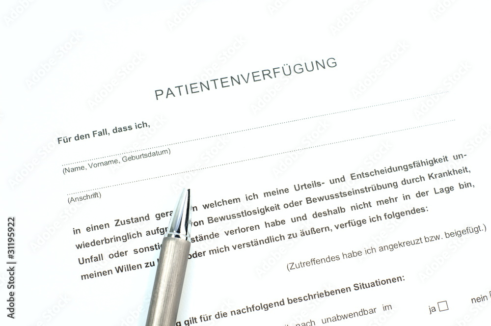 Patientenverfügung