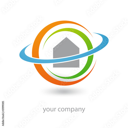 logo entreprise, logement durable, habitat
