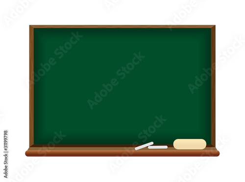 Blank blackboard