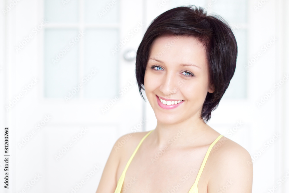 Portrait of a smiling girl Portrait of a smiling girl