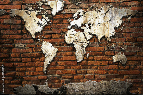 Cement world map