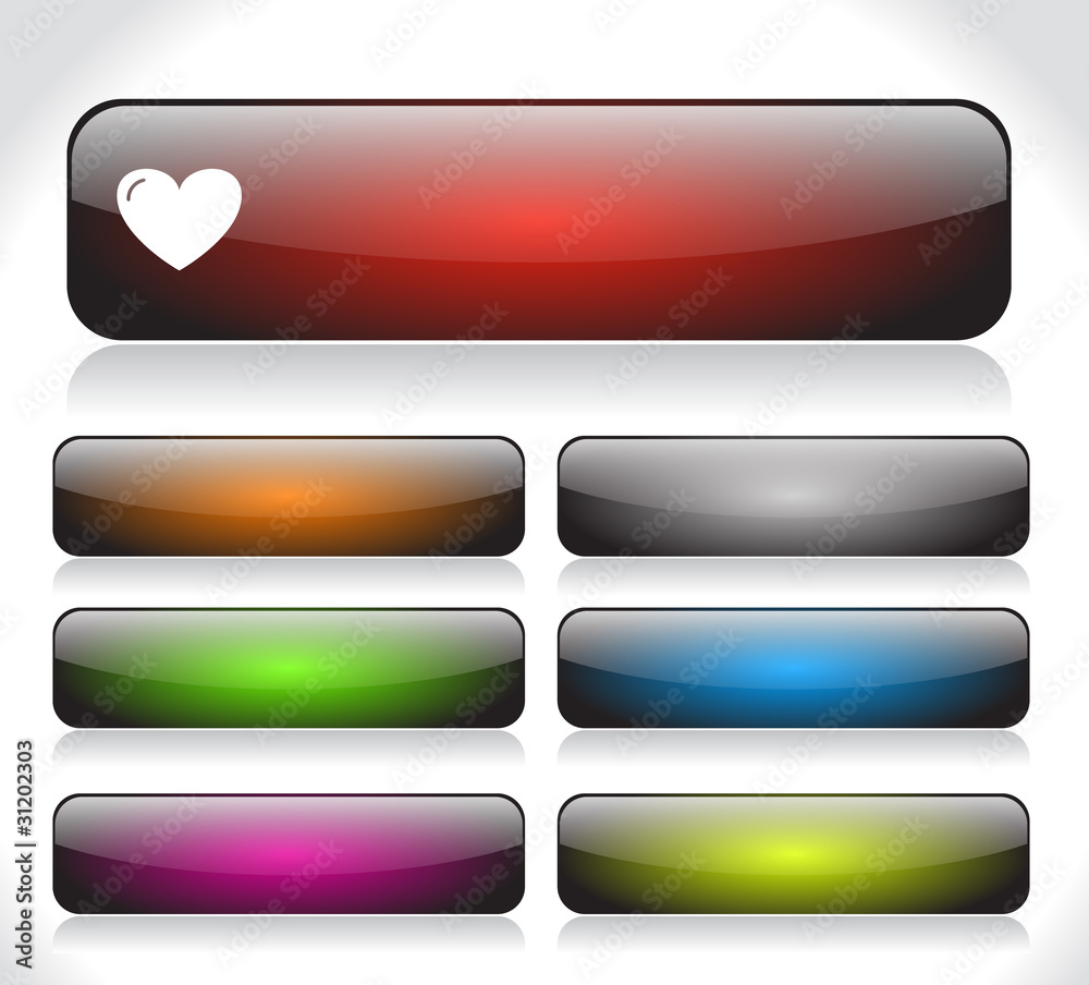 Buttons for web. Vector. Buttons for web. Vector.
