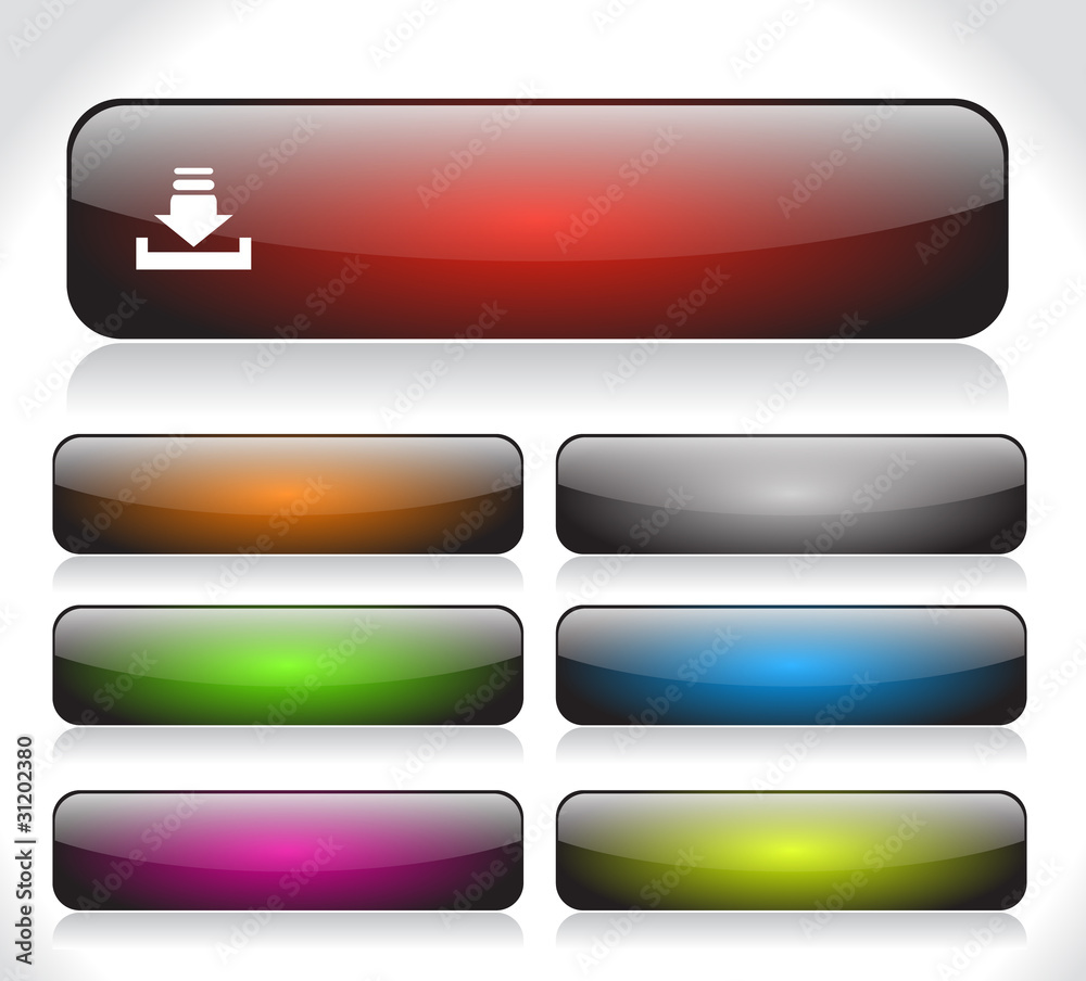 Buttons for web. Vector. Buttons for web. Vector.