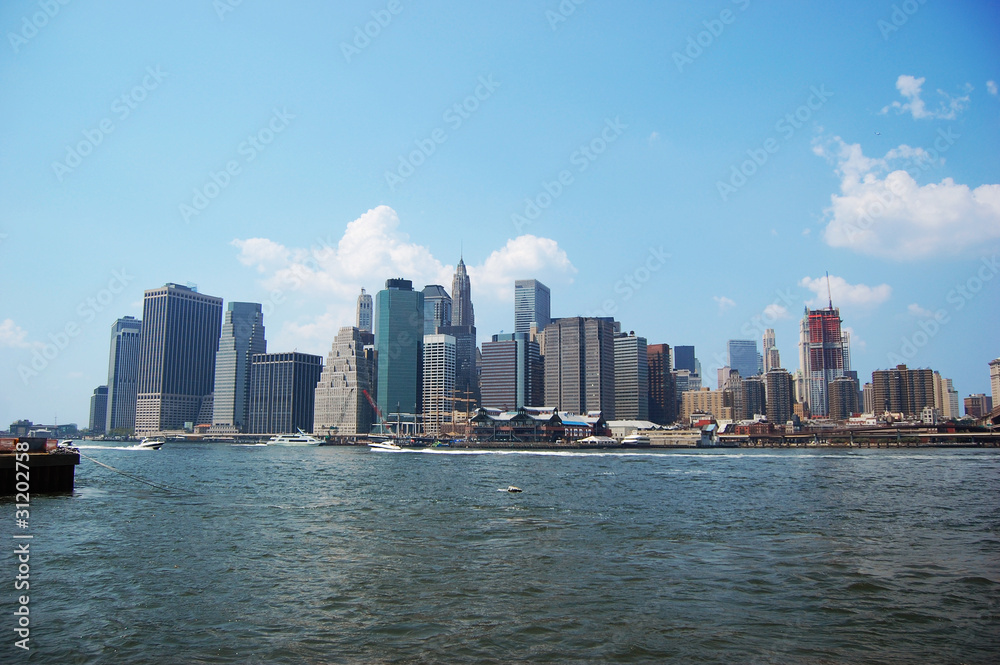 New York City skyline, view from Brooklyn