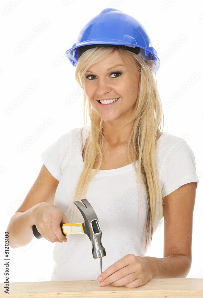 Gorgeous Blond Hammering Nails