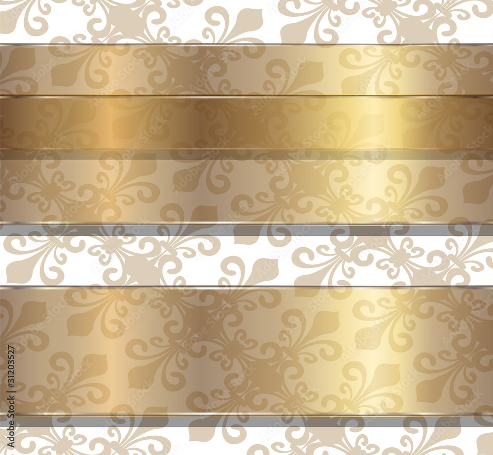 Background with floral ornaments, vector transparency.