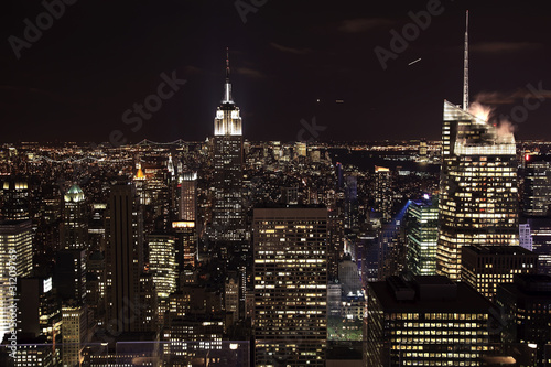 New York City Skyline Empire State Building Night