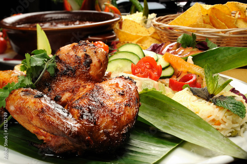 pollo arrosto alla messicana photo