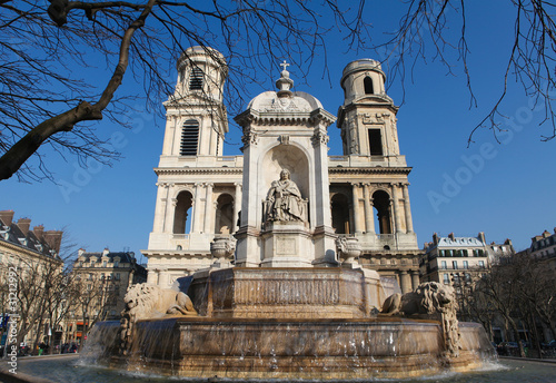 Place Saint Sulpice in Paris photo