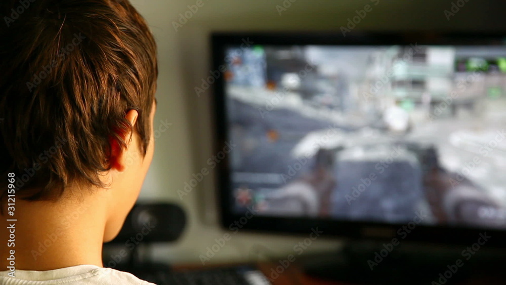 Child Playing a Game Child Playing a Game