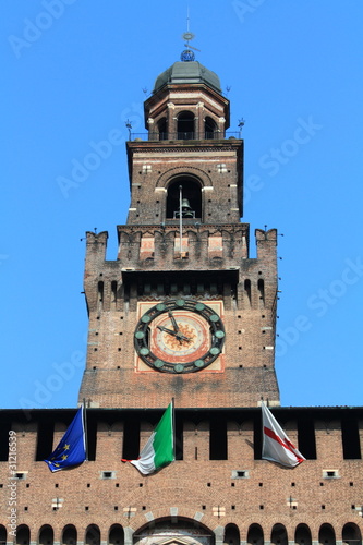 Torre del Filarete, Castello Sforzesco, Milano