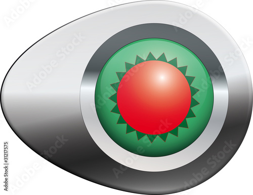 Ovalbutton  Energie gruen