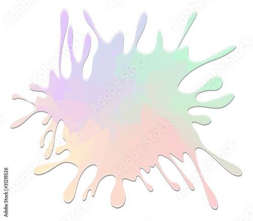 Macchia Arcobaleno Sfondo-Rainbow Stain Background-Vector