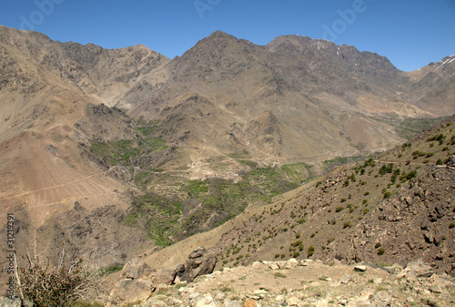 Berber Village in the High Atlas Mountains in Morocco © Fotomicar