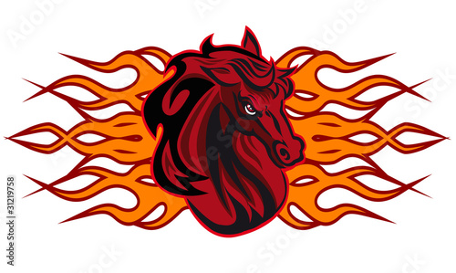 Horse tattoo