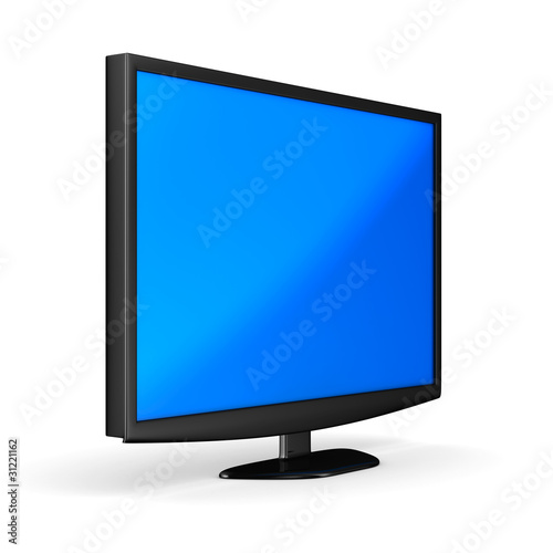 TV on white background. Iso...