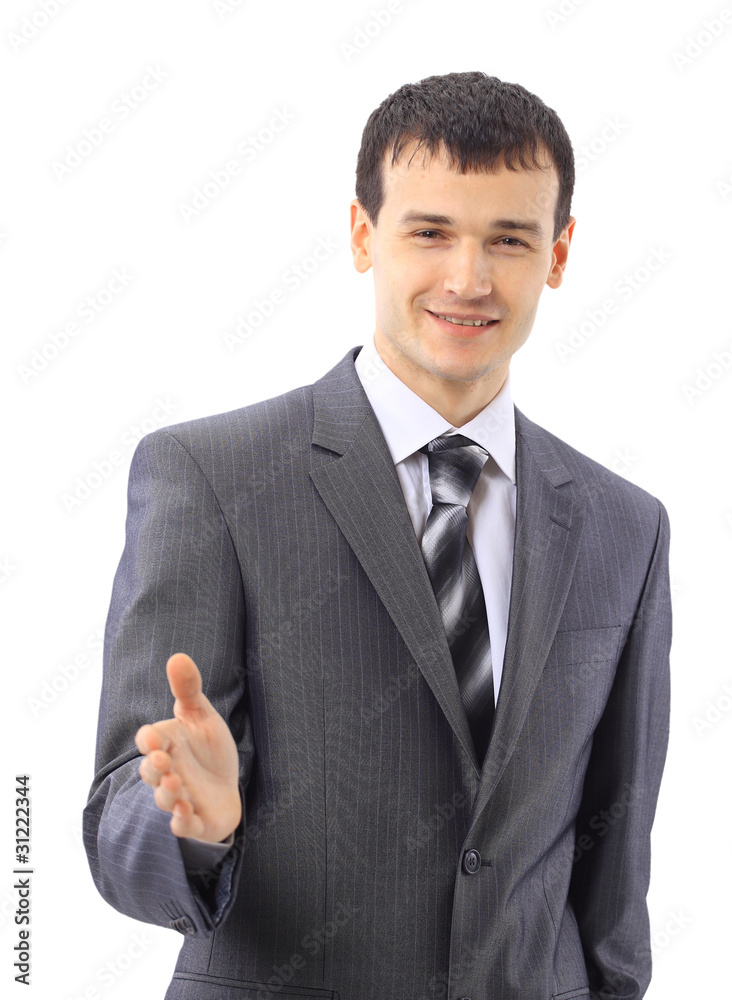 Portrait of a handsome young man in a business suit Portrait of a handsome young man in a business suit