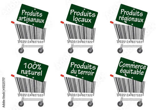 Code Barre Caddie producteur