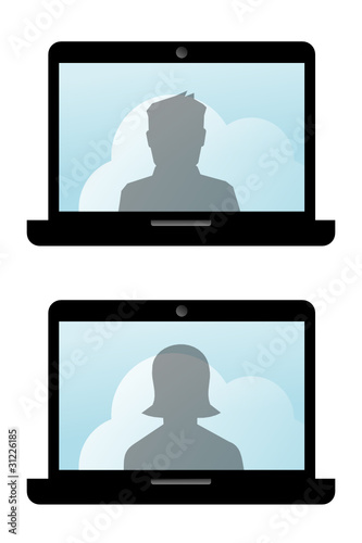 geeks (boy & girl)