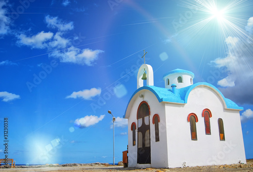 white church on crete 13
