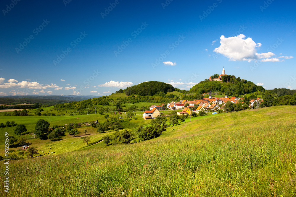 Landschaft Seitenroda mit Leuchtenburg Landschaft Seitenroda mit Leuchtenburg