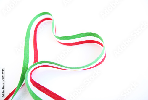 cuore italiano tricolore #31232772