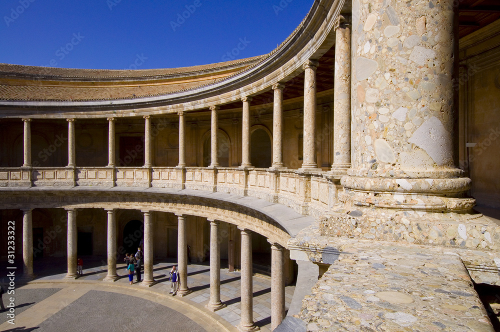 Fototapeta premium Palacio de Carlos V - Alhambra - Granada - Spanien