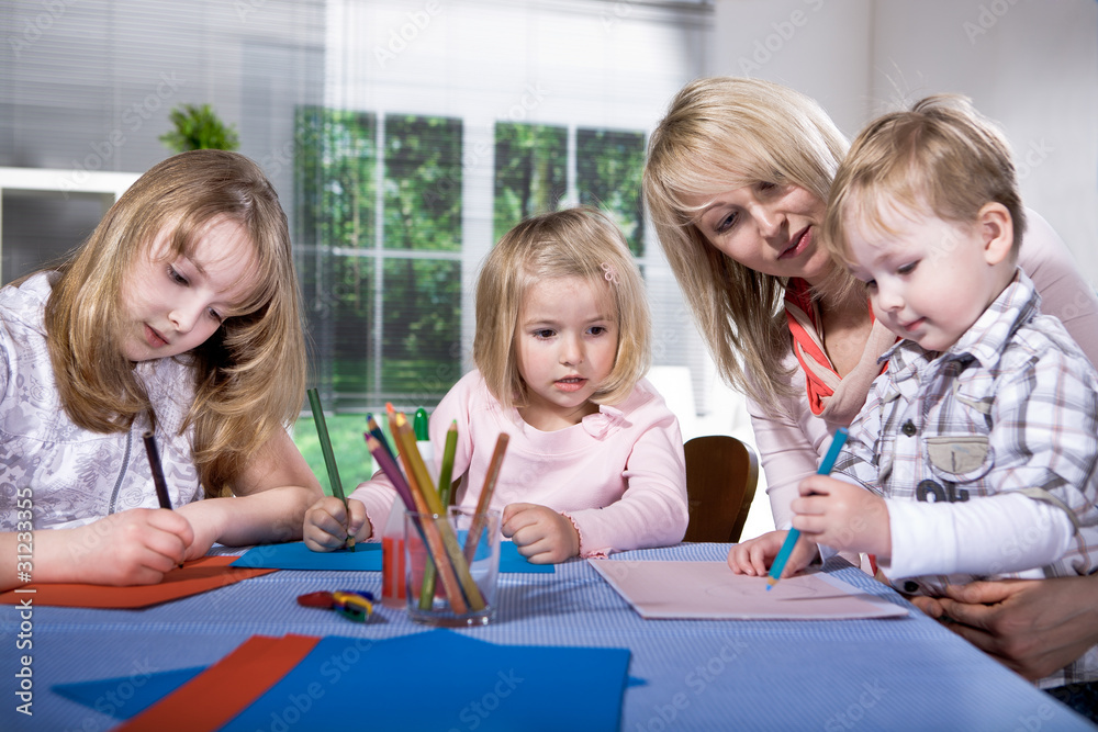 drawing family drawing family