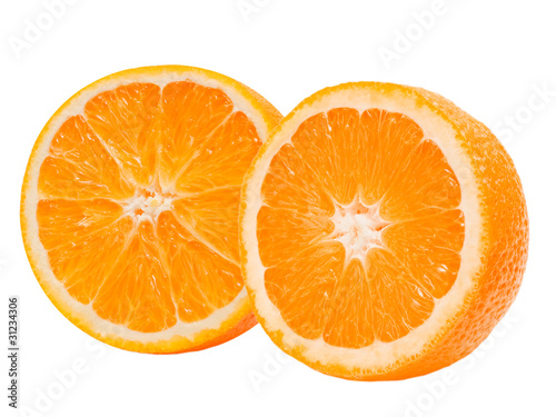 orange isolated on white background