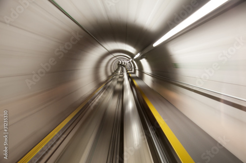 Through the tunnel